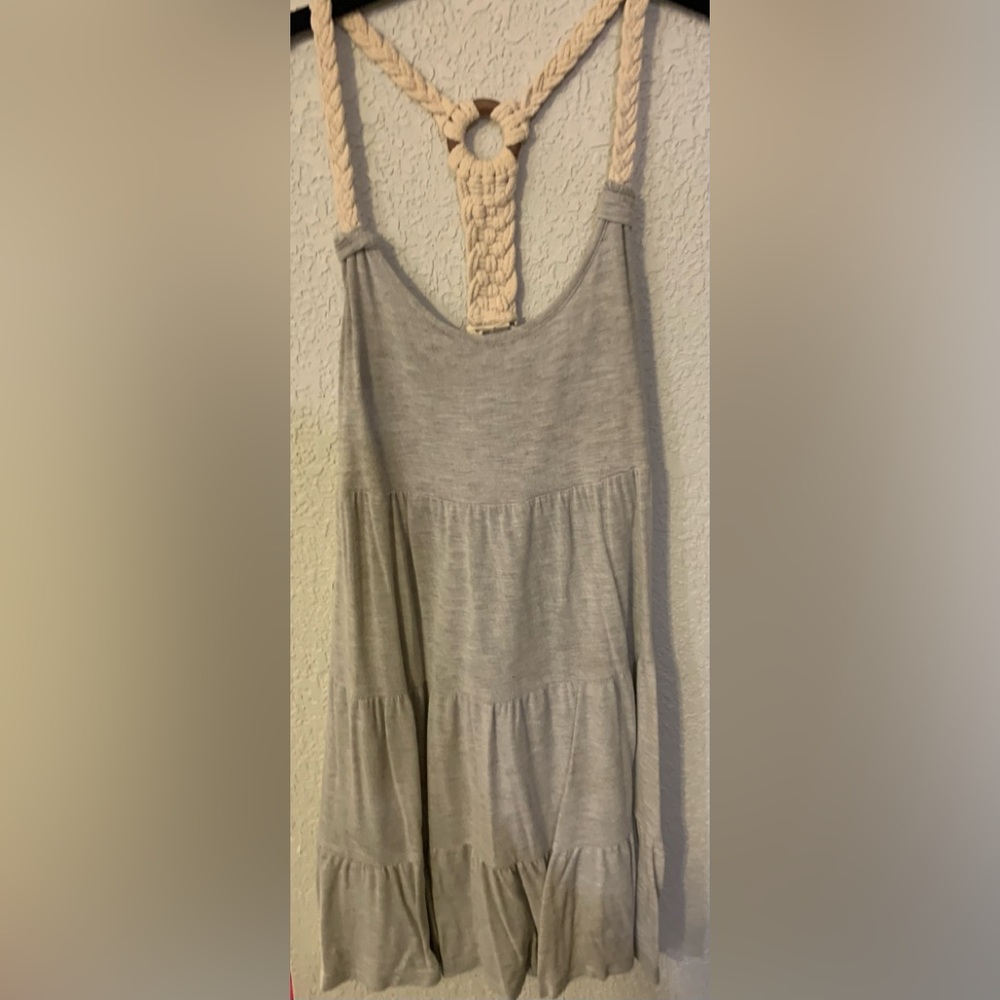 Grey Shift Sun Dress